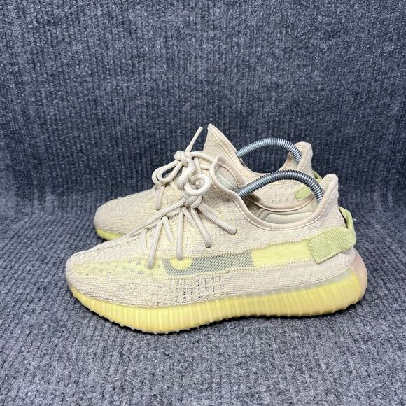 Adidas Yeezy Boost 350 V2 Flax Shoes Mens Size 8 FX9028 main image 4